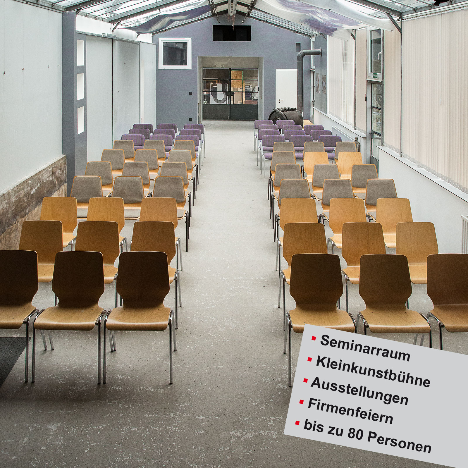 Stefan Wiest Glashaus Nürnberg Halle mieten, Seminarraum, Kleinkunstbühne, Veranstaltungen, Ausstellungen