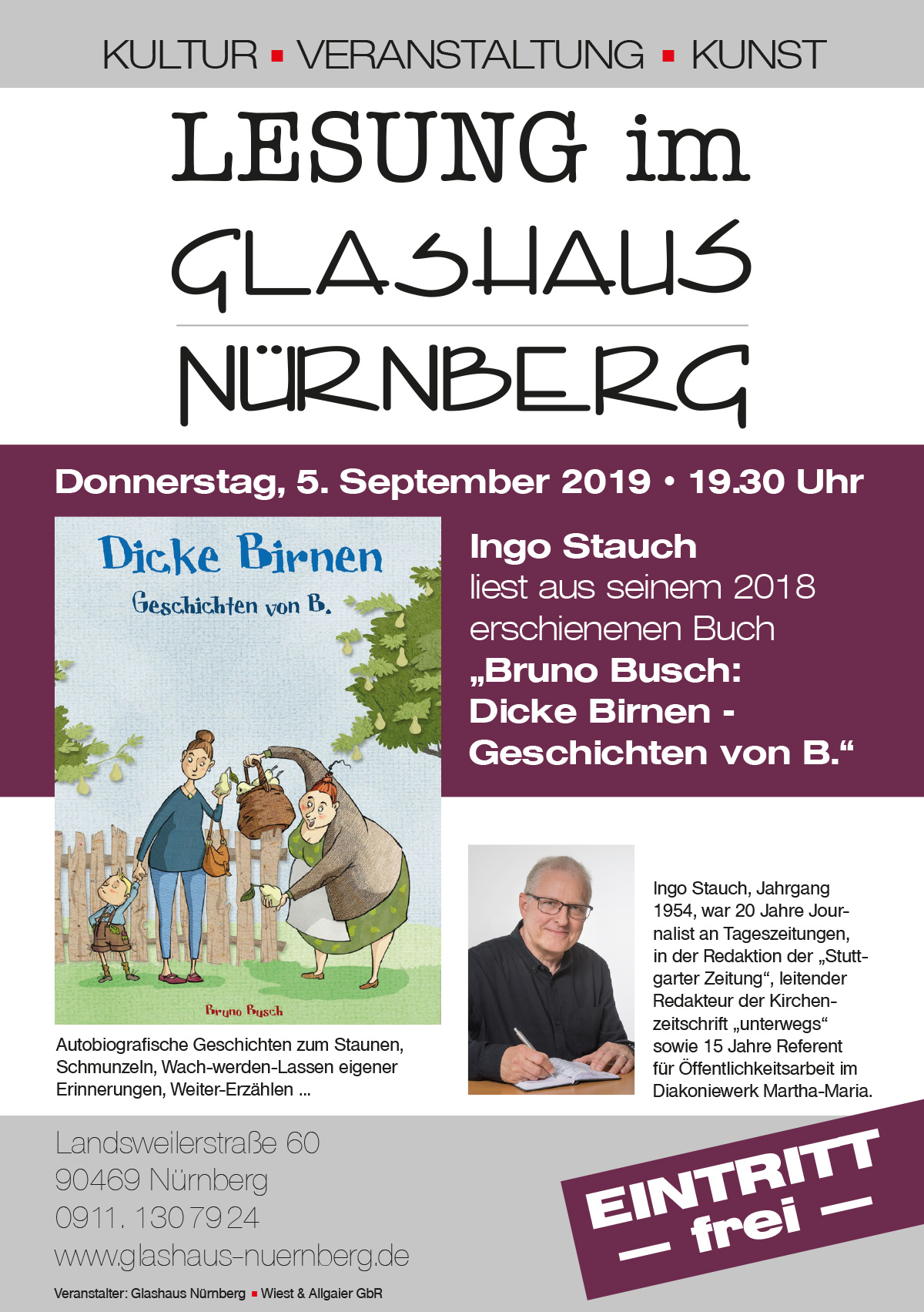 Lesung Ingo Strauch
